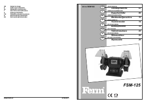 Handleiding FERM BGM1002 Tafelslijpmachine