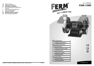 Bedienungsanleitung FERM BGM1009 Tischschleifer