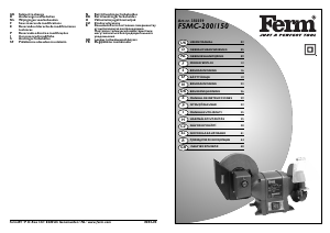 Manual de uso FERM BGM1017 Amoladora de banco