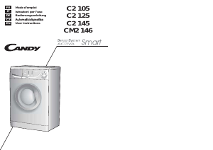 Manuale Candy C2 105-86S Lavatrice