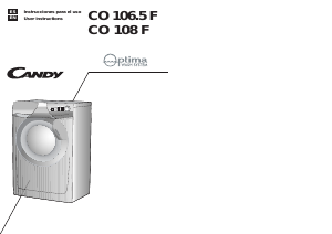 Manual de uso Candy CO 106.5F-12S Lavadora