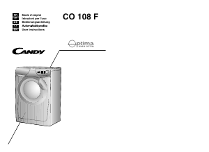 Manual Candy CO 108F/L1-S Washing Machine