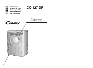 Manuale Candy CO 127DF/1-16S Lavatrice