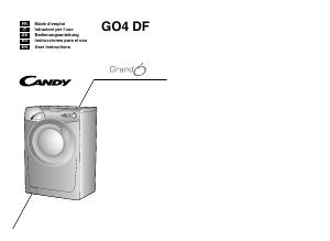 Manuale Candy GO4 107DF/L1-S Lavatrice