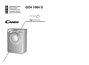 Mode d’emploi Candy GO4 1064D/L-S Lave-linge