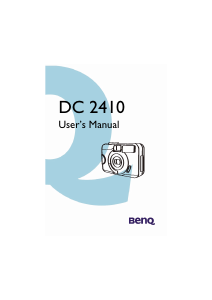 Manual BenQ DC 2410 Digital Camera