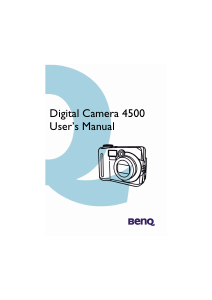 Manual BenQ DC 4500 Digital Camera