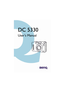 Manual BenQ DC 5330 Digital Camera