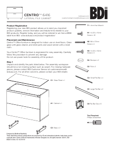 Manual BDI Centro 6416 Closet