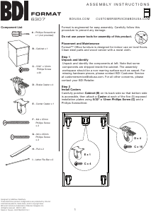 Manual BDI Format 6307 Closet