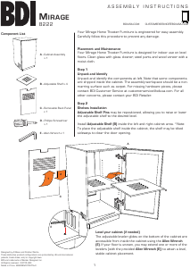 Manual BDI Mirage 8222 Closet