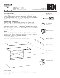 Handleiding BDI Sigma 6917 Kast