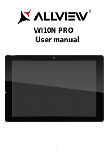 Instrukcja Allview Wi10N Pro Tablet