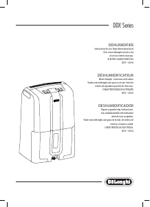 Manual DeLonghi DDX45E Dehumidifier