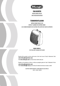 Manual de uso DeLonghi HVY1030 Calefactor