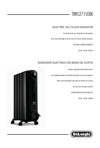 Manual de uso DeLonghi TRRS2715EBK Calefactor