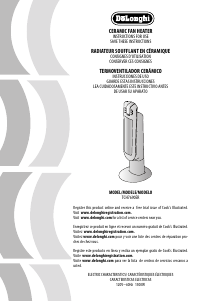 Manual DeLonghi TCH7690EDR Heater