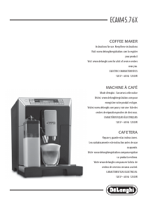 Manual DeLonghi ECAM45760S Espresso Machine