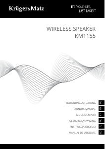 Handleiding Krüger and Matz KM1155 Luidspreker