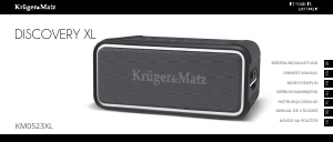 Manual Krüger and Matz KM0523XL Discovery XL Speaker