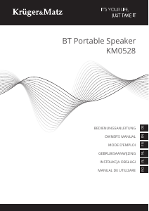 Manual Krüger and Matz KM0528 Speaker