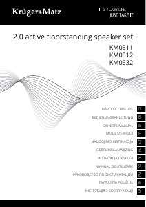 Manual Krüger and Matz KM0512W Speaker