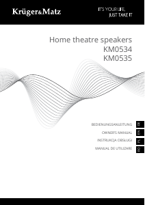 Manual Krüger and Matz KM0534 Speaker