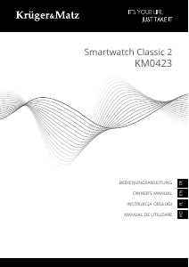 Handleiding Krüger and Matz KM0423 Classic 2 Smartwatch