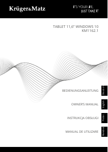 Manual Krüger and Matz KM1162.1 Tablet