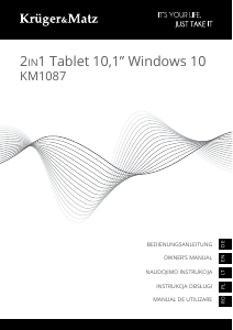 Instrukcja Krüger and Matz KM1087 Tablet