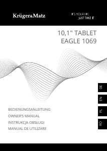 Manual Krüger and Matz KM1069 Eagle Tablet
