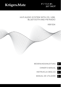 Instrukcja Krüger and Matz KM1534 Zestaw stereo