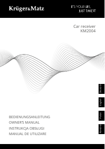 Manual Krüger and Matz KM2004 Car Radio