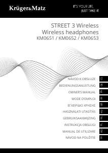 Εγχειρίδιο Krüger and Matz KM0652 Street 3 Ακουστικά