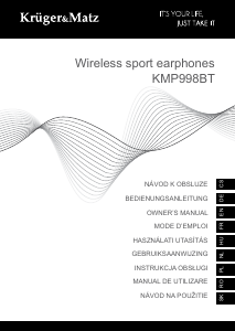 Manuál Krüger and Matz KMP998BT Sluchátka