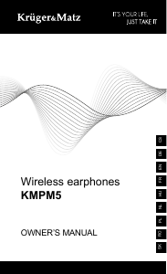 Manual Krüger and Matz KMPM5 Headphone