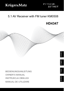 Instrukcja Krüger and Matz KM0508 Receiver