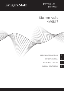 Manual Krüger and Matz KM0817 Radio