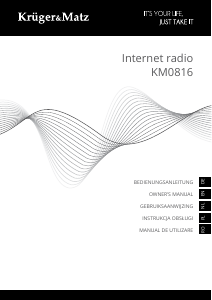 Bedienungsanleitung Krüger and Matz KM0816 Radio