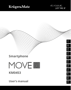 Bedienungsanleitung Krüger and Matz KM0453-G Move 8 Handy