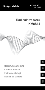 Bedienungsanleitung Krüger and Matz KM0814 Uhrenradio