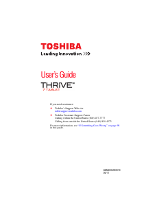 Manual Toshiba AT155 Thrive Tablet
