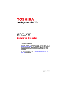 Manual Toshiba WT8-A-201 Encore Tablet