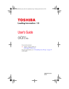Manual Toshiba AT205 Excite 10 LE Tablet