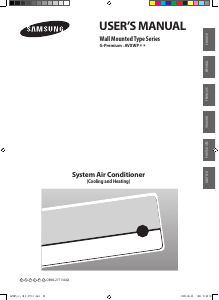 Handleiding Samsung AVXWPH071EA Airconditioner