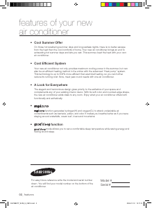 Handleiding Samsung AVXWBH036EE Airconditioner