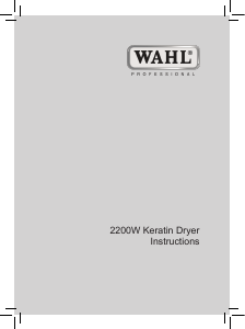 Manual Wahl 131119 Hair Dryer