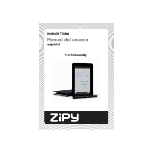 Mode d’emploi Zipy Fun University Tablette