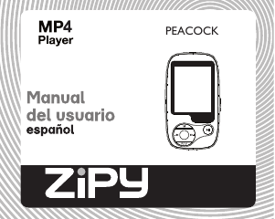 Handleiding Zipy Peacock Mp3 speler