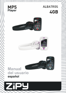 Manual Zipy Albatros Mp3 Player